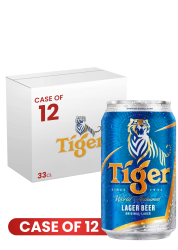 Tiger Beer Can 33 CL X 12 Case