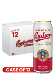 Budweiser Budvar Can 50 Cl. X 12 Case